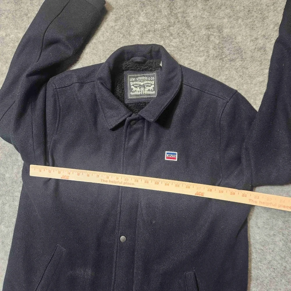 Levi's‎ Mens Wool-Feel Jacket Sherpa Fleece Lined Coat Sz Large